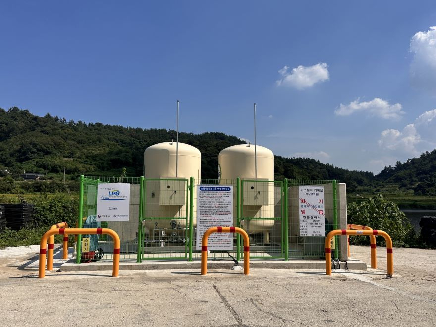 1. 고흥군, 남양면 장담마을 LPG 배관망 구축 완료... 35가구에 안정적 공급 - 장담마을 LPG배관망.jpg